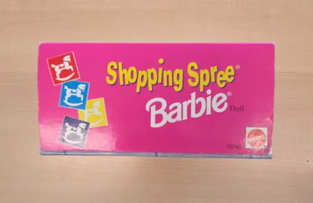Vintage 1994 FAO Schwarz Souvenir Ed Shopping Spree Barbie Doll Mattel #12749